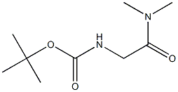 N-[2-(Dimethylamino)-2-oxoethyl]carbamic acid tert-butyl ester Struktur