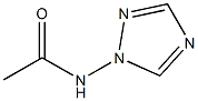 1-Acetylamino-1H-1,2,4-triazole Struktur