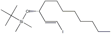 (1E,3R)-3-(tert-Butyldimethylsilyloxy)-1-iodo-1-undecene Struktur