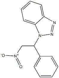 1-(2-Nitro-1-phenylethyl)-1H-benzotriazole Structure