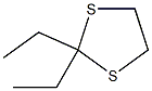 2,2-Diethyl-1,3-dithiolane Struktur