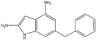 2,4-Diamino-6-benzyl-1H-indole Struktur