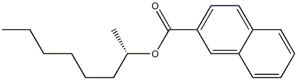 (+)-2-Naphthoic acid [(S)-1-methylheptyl] ester Struktur