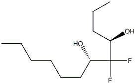 (4R,6S)-5,5-Difluorododecane-4,6-diol Struktur