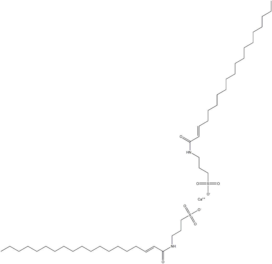 Bis[3-(2-nonadecenoylamino)-1-propanesulfonic acid]calcium salt Struktur