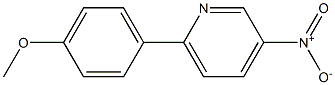 3-Nitro-6-(4-methoxyphenyl)pyridine Struktur