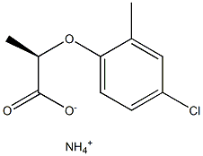 (R)-2-(4-Chloro-2-methylphenoxy)propanoic acid ammonium salt Struktur