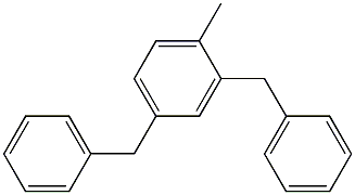 2,4-Dibenzyl-1-methylbenzene Struktur