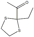 1-(2-Ethyl-1,3-dithiolan-2-yl)ethanone Struktur