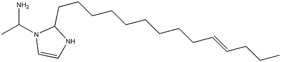 1-(1-Aminoethyl)-2-(10-tetradecenyl)-4-imidazoline Struktur