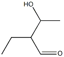 2-Ethyl-3-hydroxybutanal Struktur