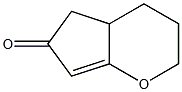 2,3,4,4a-Tetrahydrocyclopenta[b]pyran-6(5H)-one Struktur