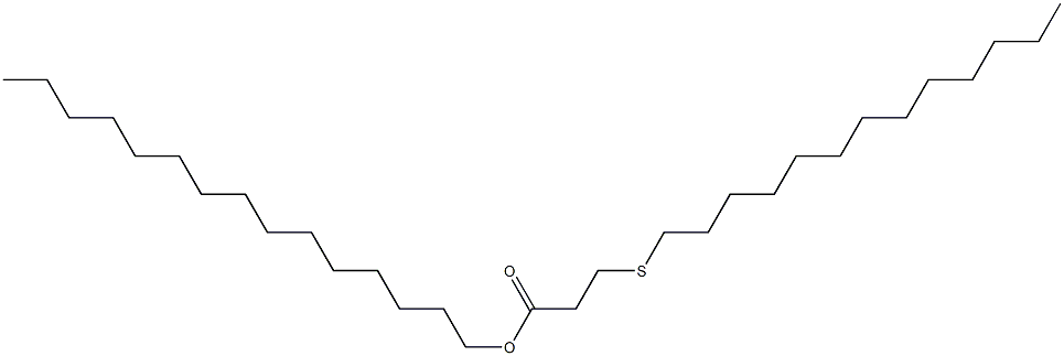 3-(Tridecylthio)propionic acid pentadecyl ester Struktur