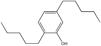 2,5-Dipentylphenol Struktur