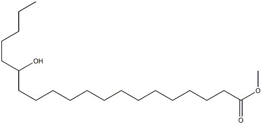 15-Hydroxyicosanoic acid methyl ester Struktur