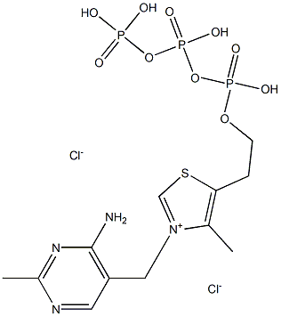 Thiamine triphosphate chloride Struktur