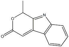 1-Methylpyrano[3,4-b]indol-3(1H)-one Struktur