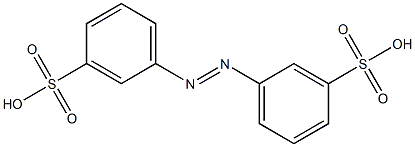 Azobenzene-3,3'-disulfonic acid Struktur