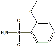 (2-Methoxyphenylsulfonyl)borane Struktur