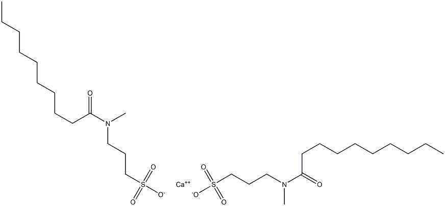 ビス[3-(N-デカノイル-N-メチルアミノ)-1-プロパンスルホン酸]カルシウム 化學(xué)構(gòu)造式