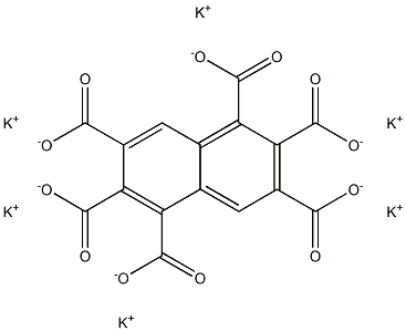 1,2,3,5,6,7-Naphthalenehexacarboxylic acid hexapotassium salt Struktur