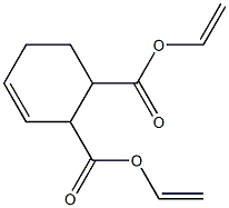 3-Cyclohexene-1,2-dicarboxylic acid diethenyl ester Struktur