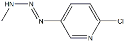 1-(6-Chloro-3-pyridyl)-3-methyltriazene Struktur