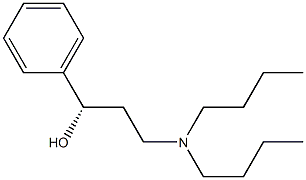 (1S)-3-(Dibutylamino)-1-phenylpropan-1-ol Struktur