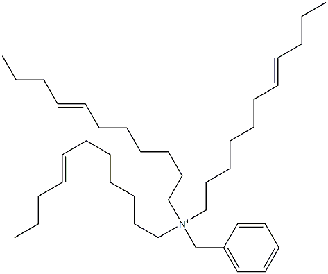 Tri(7-undecenyl)benzylaminium Struktur