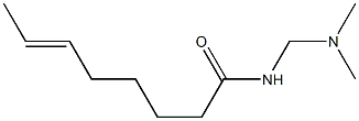 N-[(Dimethylamino)methyl]-6-octenamide Struktur