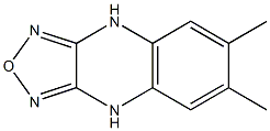 6,7-Dimethyl-4,9-dihydro[1,2,5]oxadiazolo[3,4-b]quinoxaline Struktur