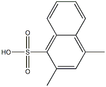 2,4-Dimethyl-1-naphthalenesulfonic acid Struktur