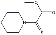 2-Piperidino-2-thioxoacetic acid methyl ester Struktur