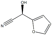 (2R)-2-Hydroxy-2-(2-furyl)acetonitrile Struktur