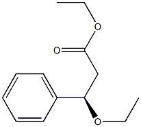 [R,(+)]-3-Ethoxy-3-phenylpropionic acid ethyl ester Struktur