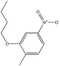 2-Butoxy-4-nitrotoluene Struktur