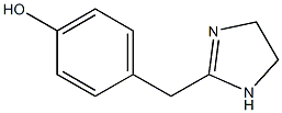 4,5-Dihydro-2-(4-hydroxybenzyl)-1H-imidazole Struktur