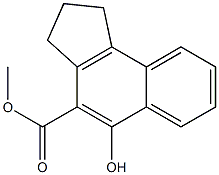 5-Hydroxy-2,3-dihydro-1H-benz[e]indene-4-carboxylic acid methyl ester Struktur