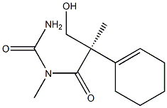 (-)-[(R)-3-Hydroxy-2-(1-cyclohexene-1-yl)-2-methylpropanoyl]-1-methylurea Struktur