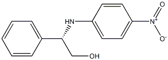 (2S)-2-Phenyl-2-[(4-nitrophenyl)amino]ethan-1-ol Struktur