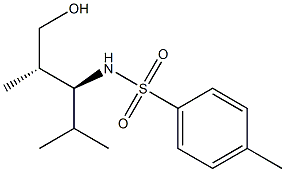 N-[(S)-1-[(S)-2-Hydroxy-1-methylethyl]-2-methylpropyl]-4-methylbenzenesulfonamide Struktur