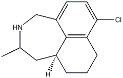 (10aS)-7-Chloro-2-methyl-1,2,3,4,8,9,10,10a-octahydronaphth[1,8-cd]azepine Struktur