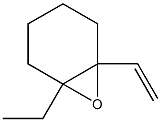 Epoxyethylvinylcyclohexane Struktur