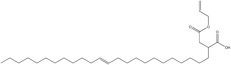 2-(12-Tetracosenyl)succinic acid 1-hydrogen 4-allyl ester Struktur