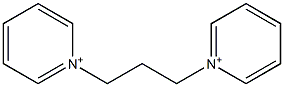 1,1'-Trimethylenebis(pyridinium) Struktur