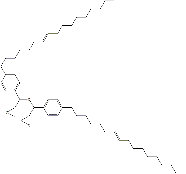 4-(7-Heptadecenyl)phenylglycidyl ether Struktur