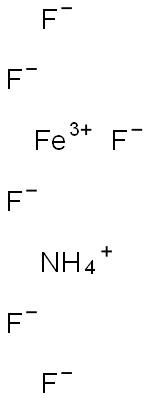 Ammonium iron(III) hexafluoride Struktur