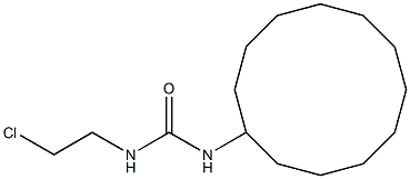 1-(2-Chloroethyl)-3-cyclododecylurea Struktur