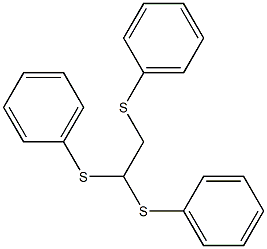 1,1,2-Tris(phenylthio)ethane Struktur