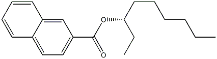 (+)-2-Naphthoic acid [(S)-nonane-3-yl] ester Struktur